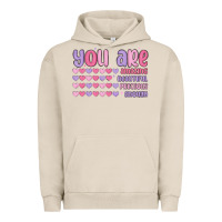 Pigment French Oak you are valentine Urban Hoodie - MaliasSmallBusiness