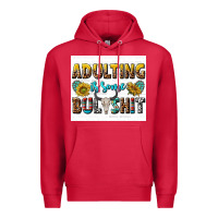 Cardinal adulting is some bullshit Premium Hoodie - texasbilliewilder