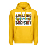 Lemon adulting is some bullshit Premium Hoodie - texasbilliewilder