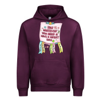 Mauve Wine take whatever you need  have a great day Urban Hoodie - MaliasSmallBusiness