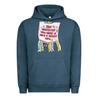 Pigment Midnight Navy take whatever you need  have a great day Urban Hoodie - MaliasSmallBusiness