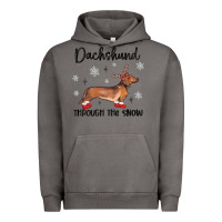Pigment Tornado dachshund through the snow Urban Hoodie - MaliasSmallBusiness