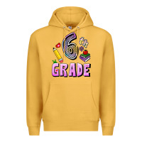 Mustard Sixth Grade Premium Hoodie - RanaPortraitStore