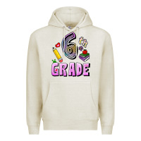 Oatmeal Heather Sixth Grade Premium Hoodie - RanaPortraitStore