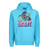 Ocean Blue Sixth Grade Premium Hoodie - RanaPortraitStore