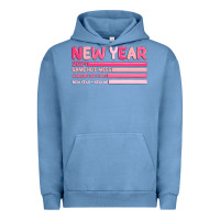 Pigment Pebble Blue 2024 new year Urban Hoodie - MaliasSmallBusiness