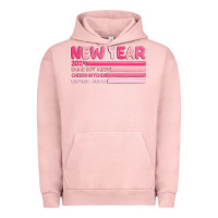 Pigment Salmon 2024 new year Urban Hoodie - MaliasSmallBusiness