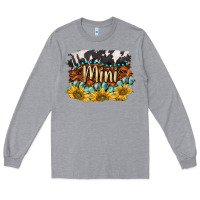 Heather Grey western mini Long Sleeve Tee - BarkalooDesign