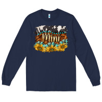Navy western mini Long Sleeve Tee - BarkalooDesign