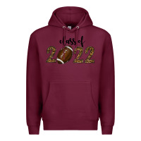 Burgundy Class Of 2022 American Football Premium Hoodie - RanaPortraitStore
