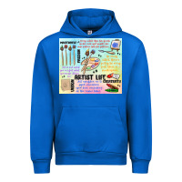 Cobalt artist life Urban Hoodie - MaliasSmallBusiness