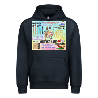 Navy artist life Urban Hoodie - MaliasSmallBusiness