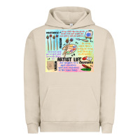 Pigment French Oak artist life Urban Hoodie - MaliasSmallBusiness