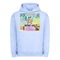 Pigment Grape Ice artist life Urban Hoodie - MaliasSmallBusiness