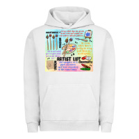Pigment Lunar Rock artist life Urban Hoodie - MaliasSmallBusiness