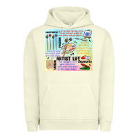 Pigment Pistachio artist life Urban Hoodie - MaliasSmallBusiness