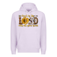 Lilac Trust in the lord with all your heart Premium Hoodie - texasbilliewilder
