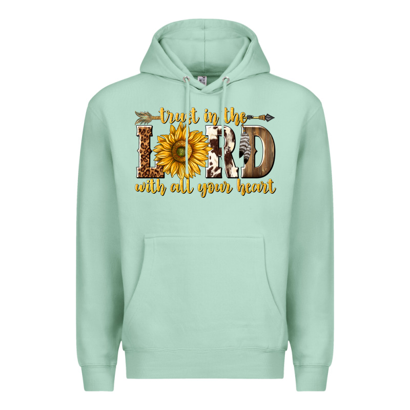 Trust In The Lord With All Your Heart Premium Hoodie by texasbilliewilder | Teevron
