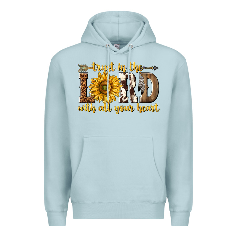 Trust In The Lord With All Your Heart Premium Hoodie by texasbilliewilder | Teevron