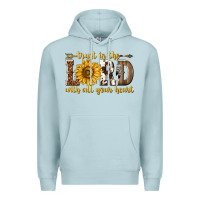 Blue Mist Trust in the lord with all your heart Premium Hoodie - texasbilliewilder