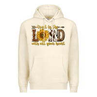 Sandshell Trust in the lord with all your heart Premium Hoodie - texasbilliewilder