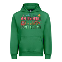 Emerald call me antisocial but please dont call me Urban Hoodie - MaliasSmallBusiness