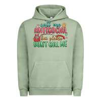 Pigment Oil Green call me antisocial but please dont call me Urban Hoodie - MaliasSmallBusiness