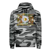 Slate Camo With God all things are possible with daisy Premium Hoodie - texasbilliewilder