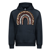 Navy Cheetah rainbow Urban Hoodie - MaliasSmallBusiness