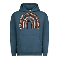 Pigment Midnight Navy Cheetah rainbow Urban Hoodie - MaliasSmallBusiness