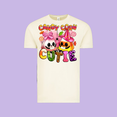 Candy Corn Cutie Vintage Tee Designed By Artiststas