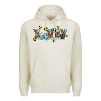 Oatmeal Heather X-ray Premium Hoodie - texasbilliewilder
