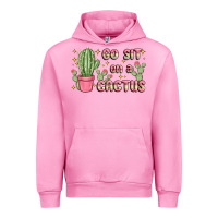 Fuchsia Pink go sit on a cactus Urban Hoodie - MaliasSmallBusiness