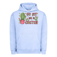 Pigment Grape Ice go sit on a cactus Urban Hoodie - MaliasSmallBusiness