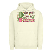 Pigment Pistachio go sit on a cactus Urban Hoodie - MaliasSmallBusiness