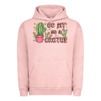 Pigment Salmon go sit on a cactus Urban Hoodie - MaliasSmallBusiness