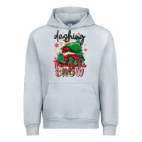 Heather Grey dashing through the snow Urban Hoodie - MaliasSmallBusiness