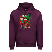 Mauve Wine dashing through the snow Urban Hoodie - MaliasSmallBusiness