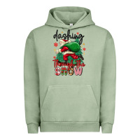 Pigment Oil Green dashing through the snow Urban Hoodie - MaliasSmallBusiness