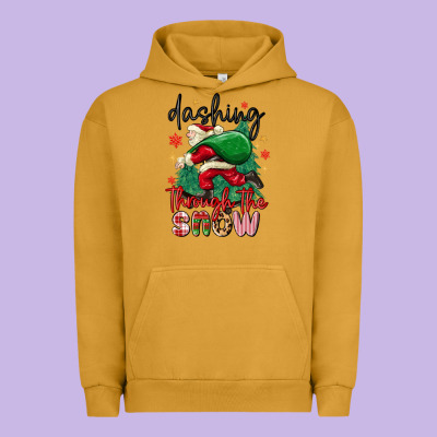Urban Hoodie dashing through the snow