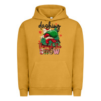 Pigment Peanut Butter dashing through the snow Urban Hoodie - MaliasSmallBusiness