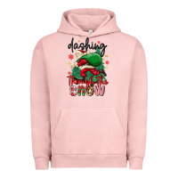 Pigment Salmon dashing through the snow Urban Hoodie - MaliasSmallBusiness