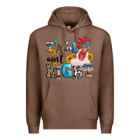 Chestnut Y'all ain't right crazy Premium Hoodie - texasbilliewilder