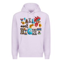 Lilac Y'all ain't right crazy Premium Hoodie - texasbilliewilder