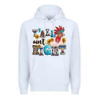 White Y'all ain't right crazy Premium Hoodie - texasbilliewilder