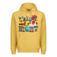Antique Gold Y'all ain't right crazy Premium Hoodie - texasbilliewilder