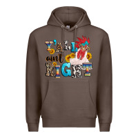 Coffee Y'all ain't right crazy Premium Hoodie - texasbilliewilder