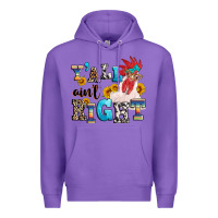 Purple Y'all ain't right crazy Premium Hoodie - texasbilliewilder