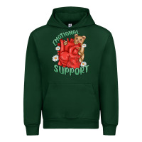 Foreset Green emotional support Urban Hoodie - MaliasSmallBusiness