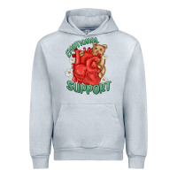Heather Grey emotional support Urban Hoodie - MaliasSmallBusiness
